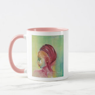 Mug de princesse africaine pour café, chocolat cha