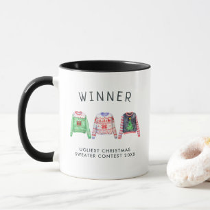 Mug de prix du concours de Pull de Noël laid