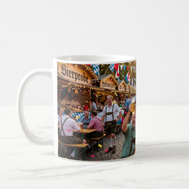 Mug de rassemblement chaleureux de l'Oktoberfest b (Gauche)