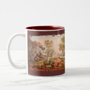 Mug de récolte à domicile de l'agriculteur