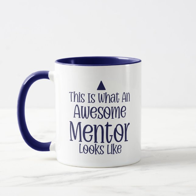 Mug de reconnaissance pour mentor – Cadeau personn (Gauche)