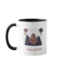 Mug de remise des diplômes illustré de la promotio