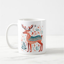 Mug de rennes de fête