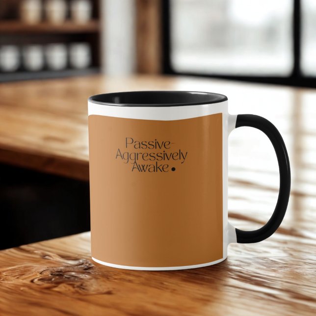 Mug de réveil agressif - Drôle Coffee Cup (Créateur téléchargé)