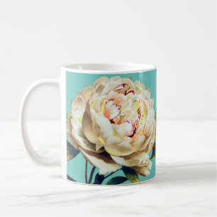 Mug de rose blanche personnalisée