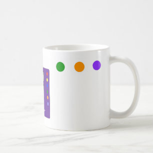 Mug de roulettes violettes