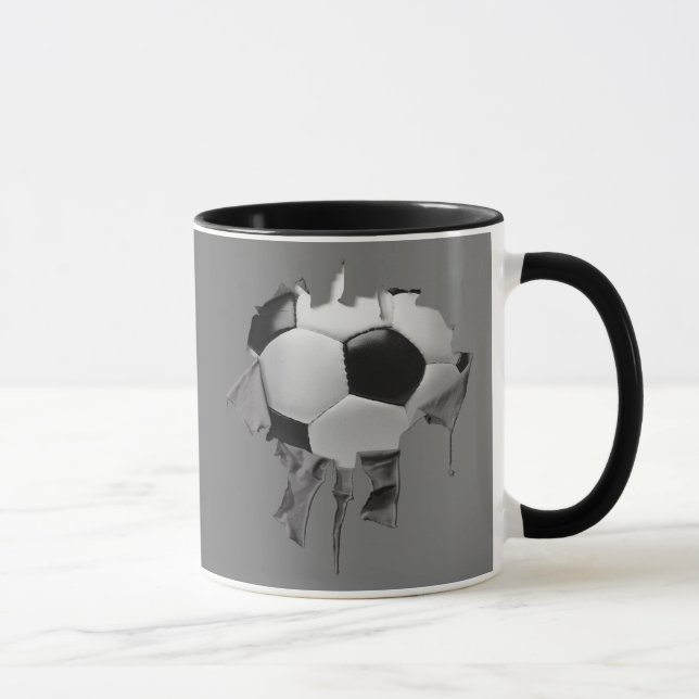 Mug de sanglier de soccer déchirée (Droite)