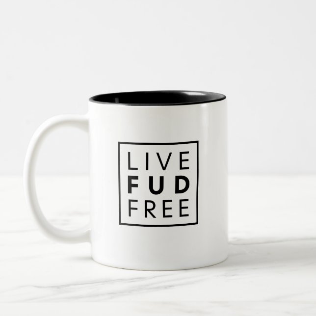 Mug de signature libre Live FUD (Gauche)