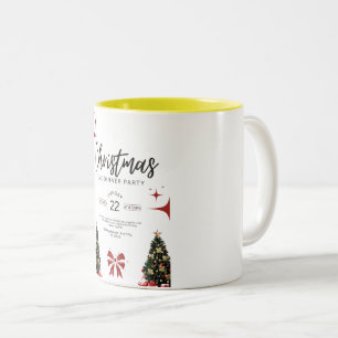 Mug de soirée Even de l'arbre de Noël vert