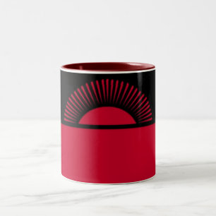 Mug de soleil rouge