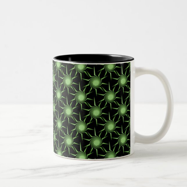 Mug de soleils torride, Vert citron (Droit)