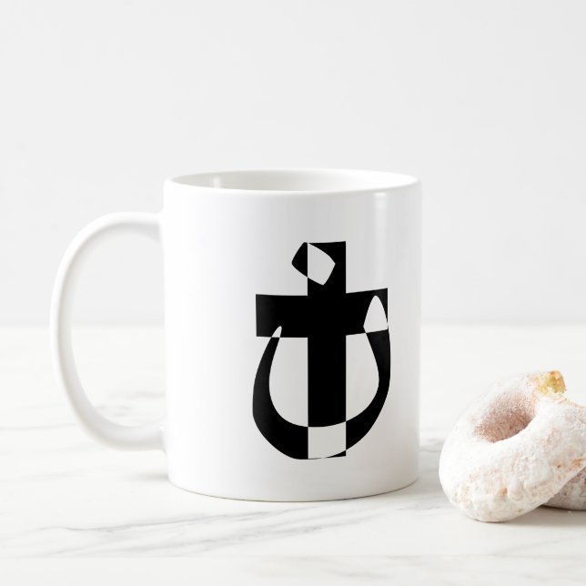 Mug de solidarité chrétienne au symbole nazaréen a (Avec donut)