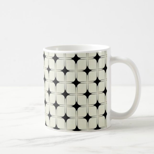 Mug de sophistication rétro, Noir (Droite)