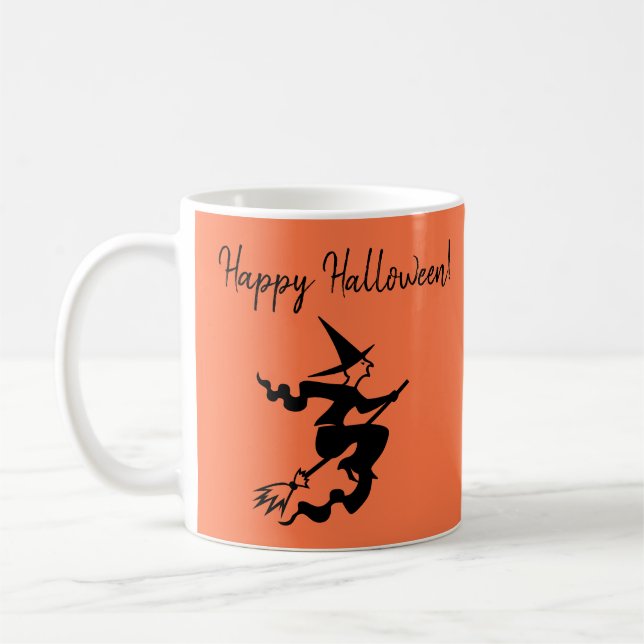 Mug de sorcière noire d'Halloween (Gauche)