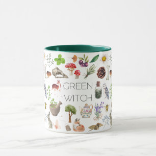 Mug de sorcière verte