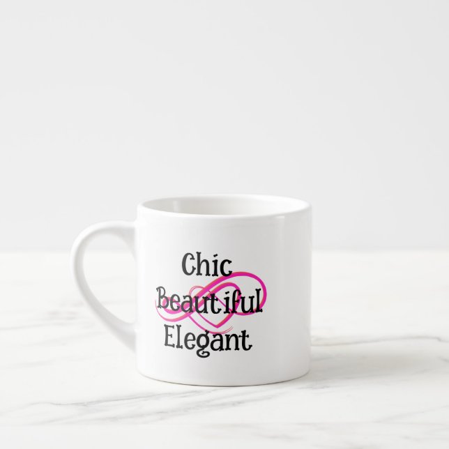 Mug de spécialité chic, beau et élégant (Gauche)