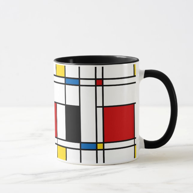 Mug De Stijl Motif (Droite)