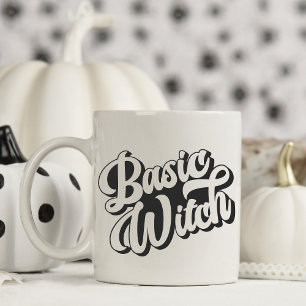 Mug de style rétro sorcière de base