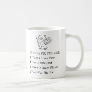 Mug de suivi personnalisé des objectifs