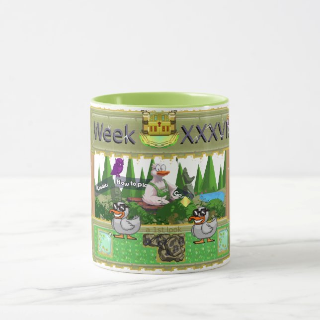 Mug de synthèse de trophée hebdomadaire (Centre)