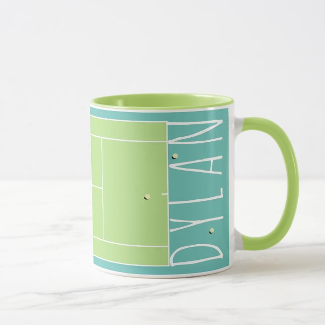 Mug de tennis personnalisé (Droite)