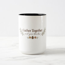 Mug de Thanksgiving Rassemblement