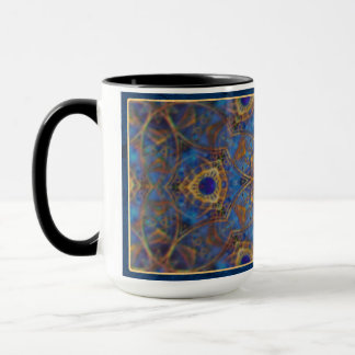 Mug de thé bleu