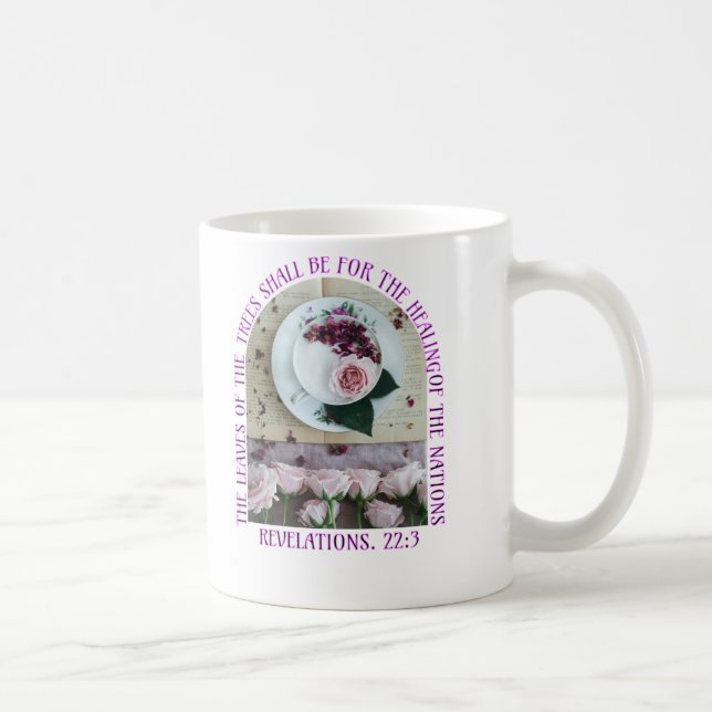 Mug de thé chrétien avec Écriture guérisseuse (Droite)