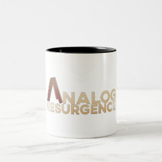 Mug de titre de résurgence analogique
