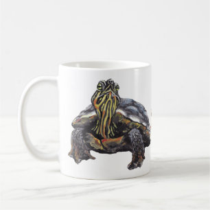 Mug de tortue peinte