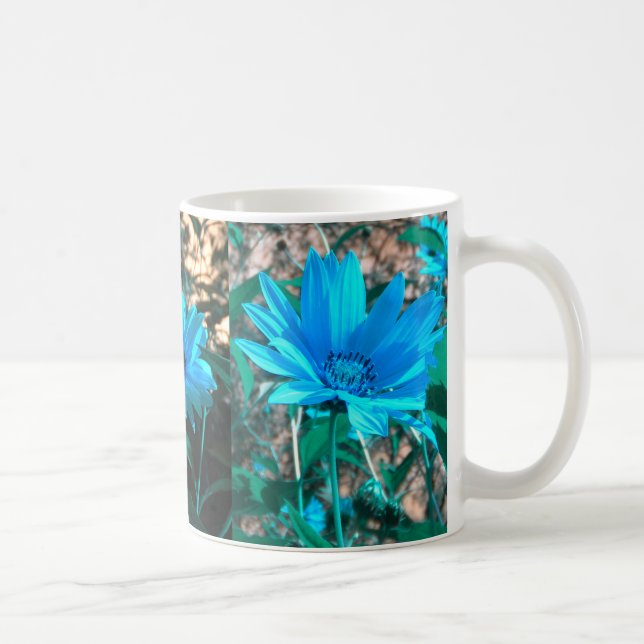 Mug de tournesol bleu sauvage (Droite)