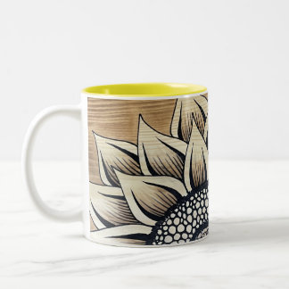 Mug de tournesol jaune