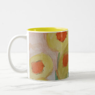 Mug de tournesols Abstraits