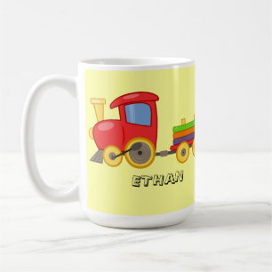 Mug de train personnalisé pour enfant
