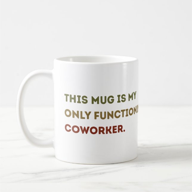 Mug de travail amusant pour les collègues -bureau  (Gauche)