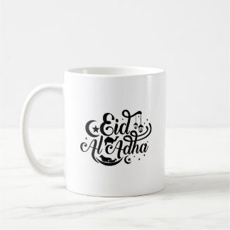Mug de typographie de l'Aïd al-Adha