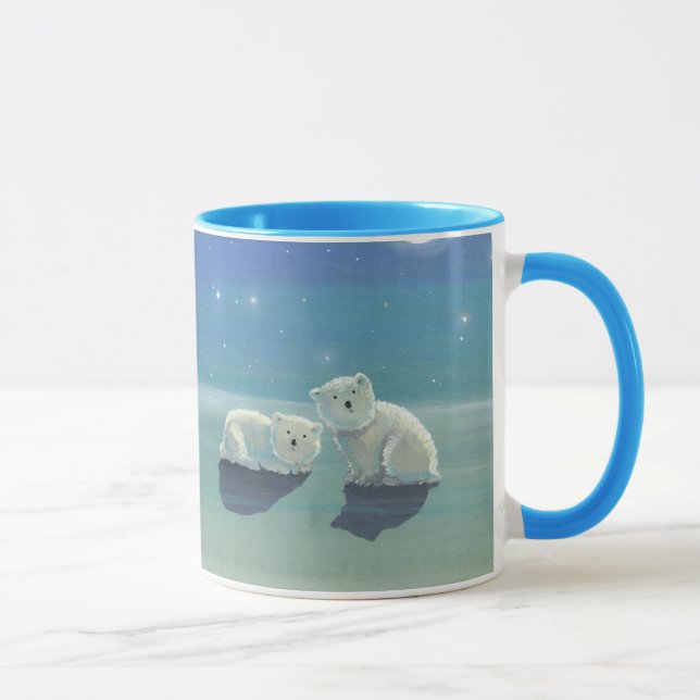 Mug de vacances Oursons polaires (Droite)