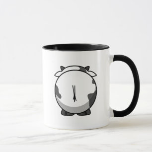 Mug de vache mignonne à gauche