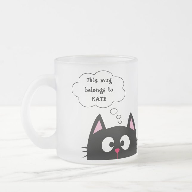 Mug de verre givré de 10 oz congelé (Gauche)
