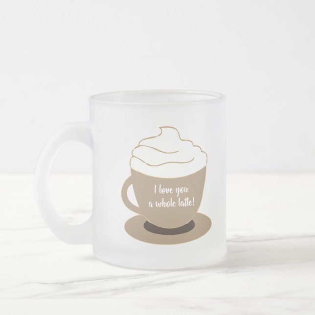 Mug de verre givré de 10 oz congelé (Gauche)