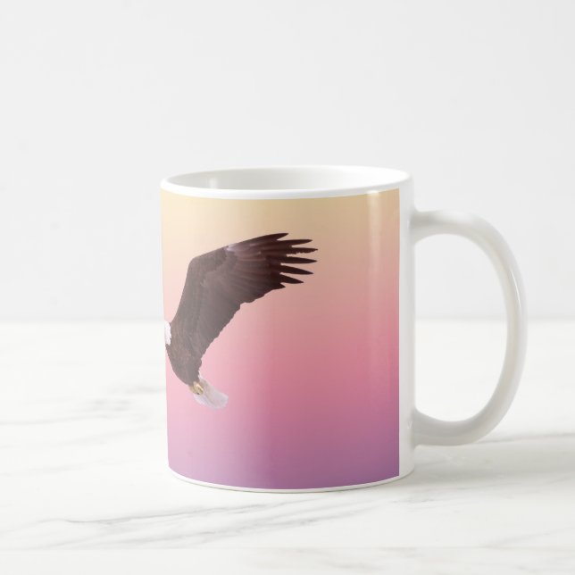 Mug de verset biblique chrétien Aigle (Droite)