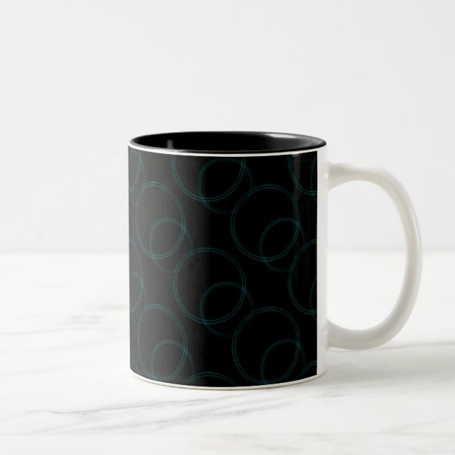 Mug de vibrance du centre-ville, Turquoise (Droit)
