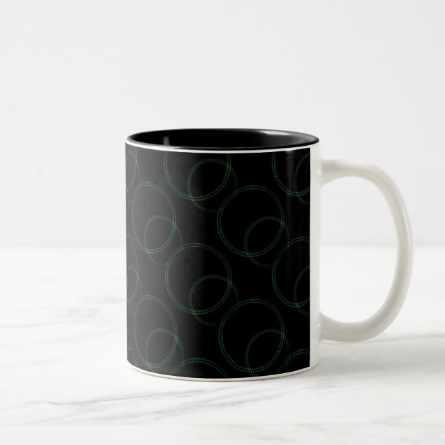 Mug de vibrance du centre-ville, vert foncé (Droit)