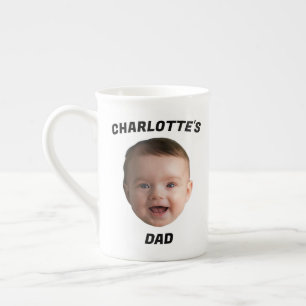 Mug de visage de bébé personnalisé, Mug de nouveau