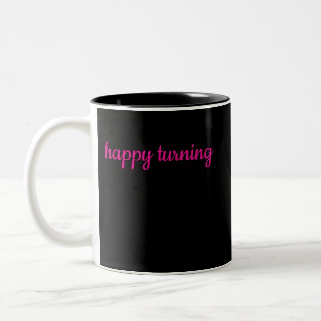 Mug de vœux d'anniversaire mignon pour elle (Gauche)