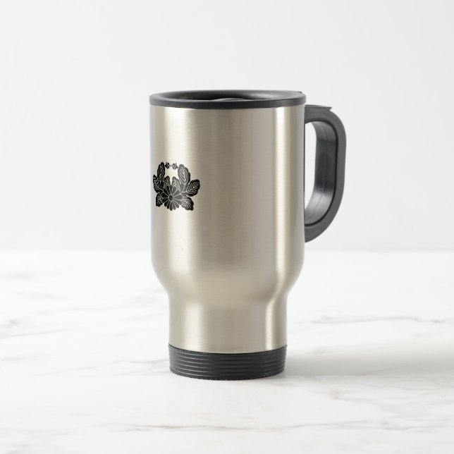 MUG DE VOYAGE 蟹 菊 (紋 之 泉) (Devant droit)