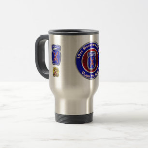Mug De Voyage 10e Division de montagne "Montez vers la gloire"