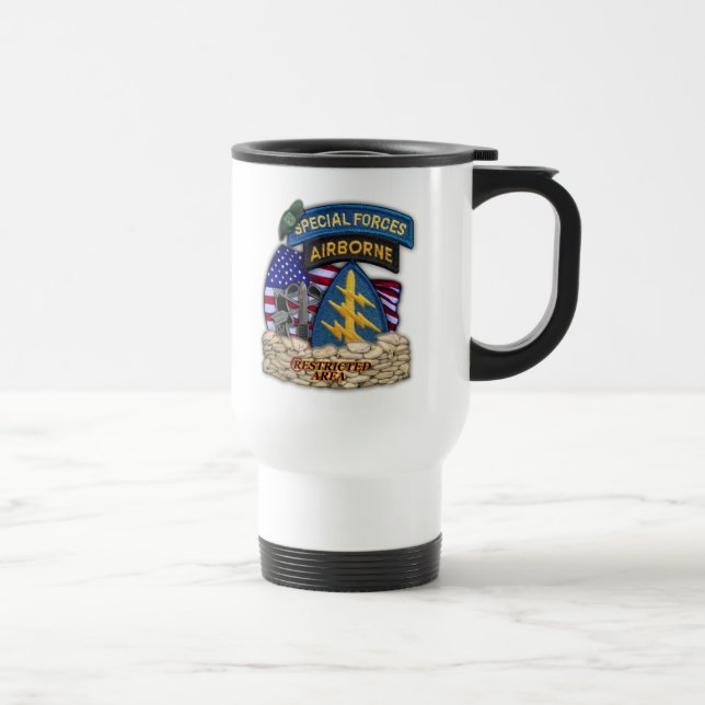 Mug De Voyage 10e Les bérets verts des forces spéciales se dépla (Droite)