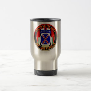 Mug De Voyage 10ème Vétéran de la Division OEF OIF de montagn
