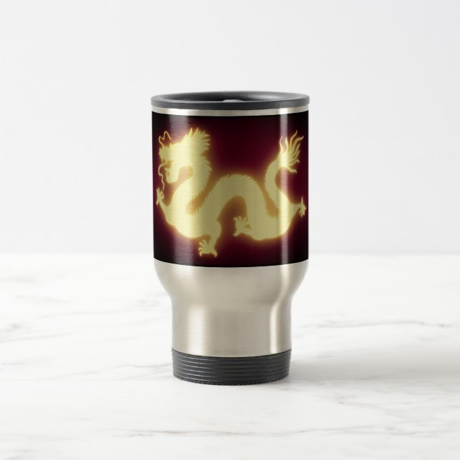 Mug De Voyage 15 oz Voyage / Commuter Mug CHINOIS DRAGON (Centre)